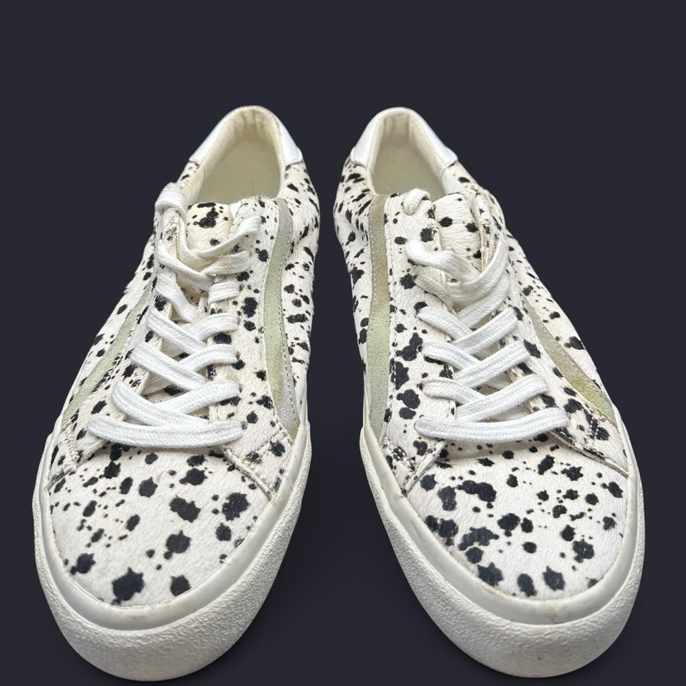 Madewell MWL Sidewalk Low Top Calf Hair Cowprint W8 M6.5